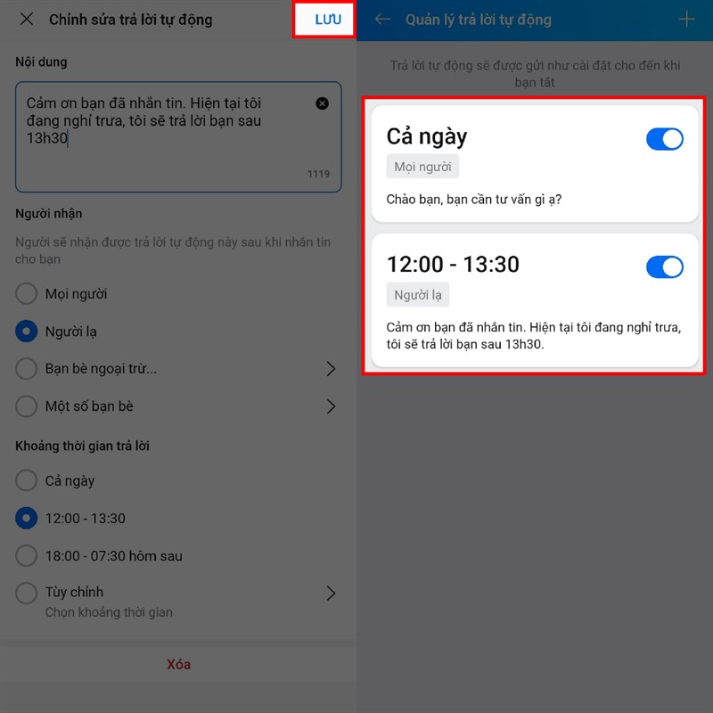 Cách dùng tin nhắn tự động trả lời trên Zalo Cách dùng tin nhắn tự động trả lời trên Zalo