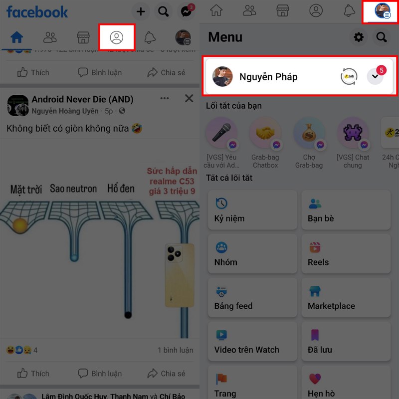 Cách xem lại video Reel đã thích trên Facebook