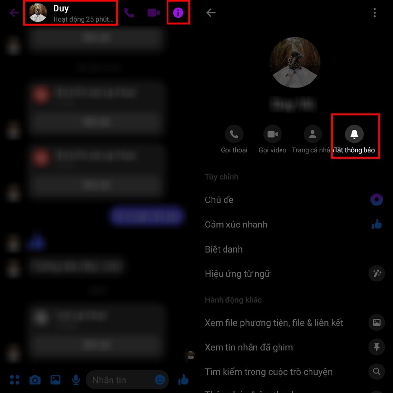 Cách tắt thông báo cuộc gọi trong trò chuyện Messenger Cách tắt thông báo cuộc gọi trong trò chuyện Messenger
