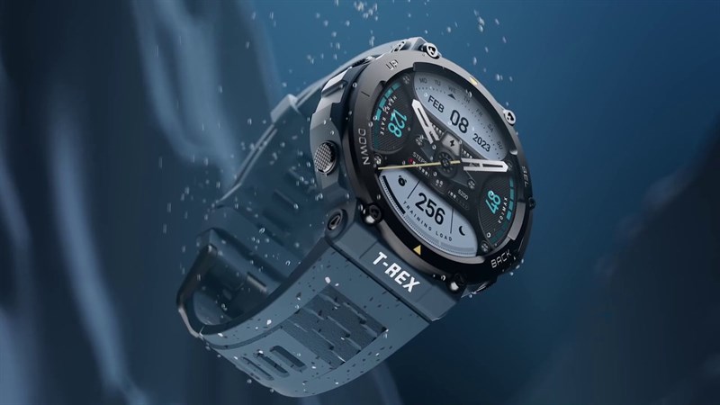 Amazfit T-Rex 2 Ocean Blue Limited Edition có thiết kế đậm chất đại dương Amazfit T-Rex 2 Ocean Blue Limited Edition có thiết kế đậm chất đại dương