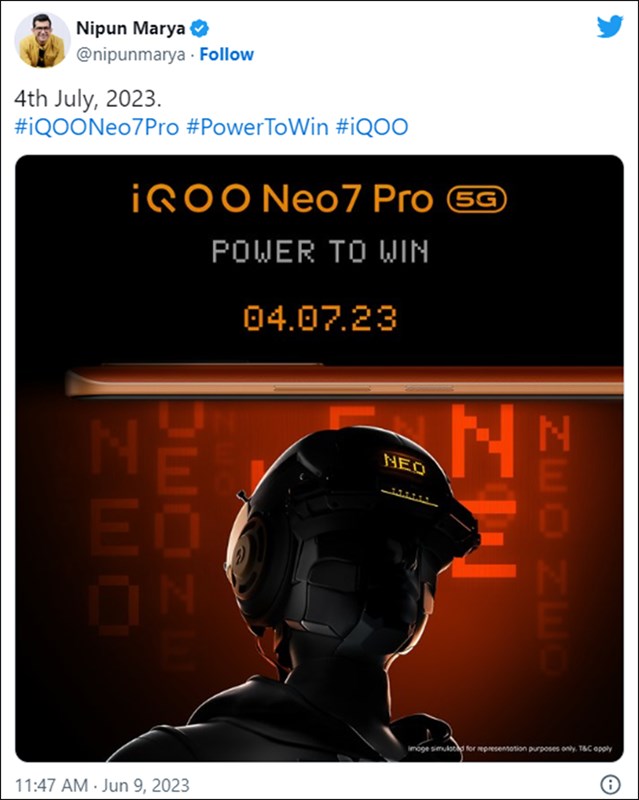 iQOO Neo7 Pro được ấn định ngày ra mắt iQOO Neo7 Pro được ấn định ngày ra mắt