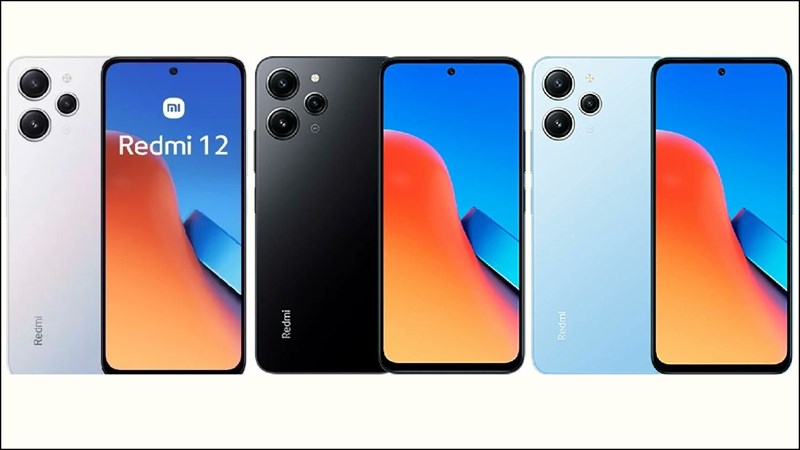 Bộ 3 phiên bản màu sắc của Redmi 12 Bộ 3 phiên bản màu sắc của Redmi 12