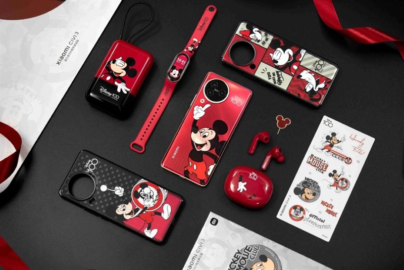 Cùng với sạc dự phòng, Xiaomi CIVI 3 phiên bản giới hạn là một phần trong dự án kỷ niệm 100 năm Disney Cùng với sạc dự phòng, Xiaomi CIVI 3 phiên bản giới hạn là một phần trong dự án kỷ niệm 100 năm Disney