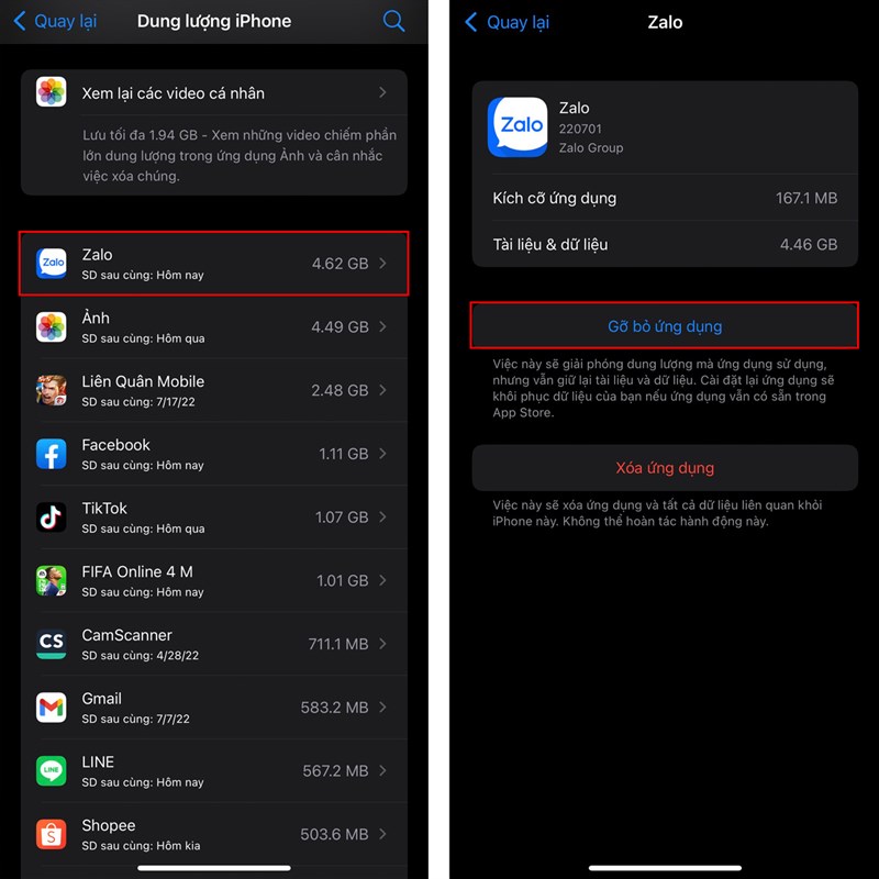 iOS 17 lỗi zalo iOS 17 lỗi zalo