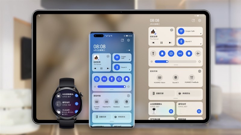 Sự tương thích giữa các thiết bị Huawei cũng sẽ tăng cao Sự tương thích giữa các thiết bị Huawei cũng sẽ tăng cao
