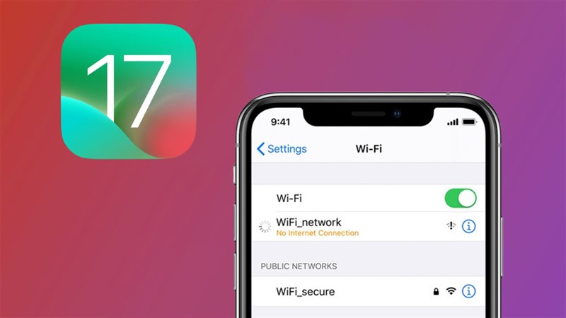 iOS 17 lỗi mạng