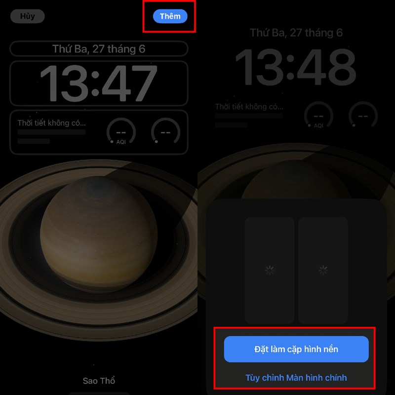 Cách dùng hình nền thiên văn iOS 17 Cách dùng hình nền thiên văn iOS 17