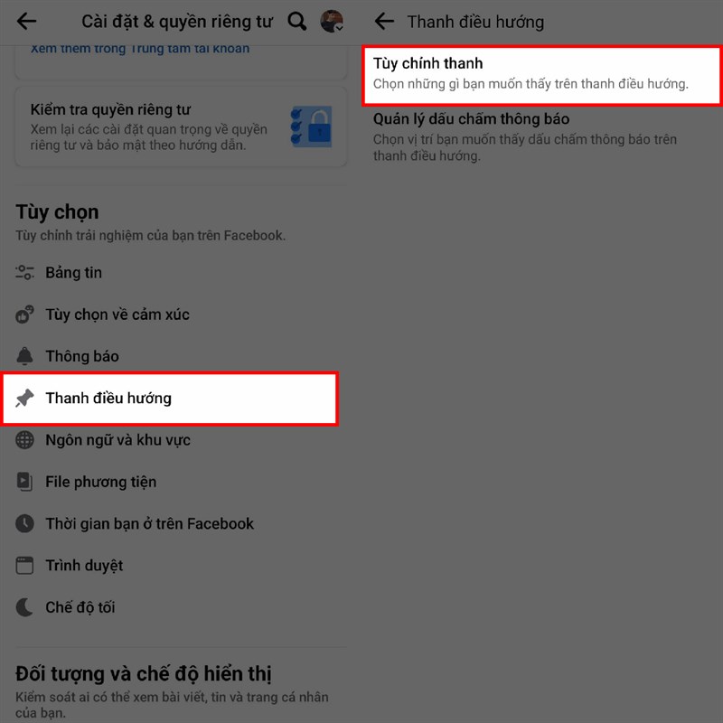 Cách chỉnh thanh điều hướng Facebook Cách chỉnh thanh điều hướng Facebook