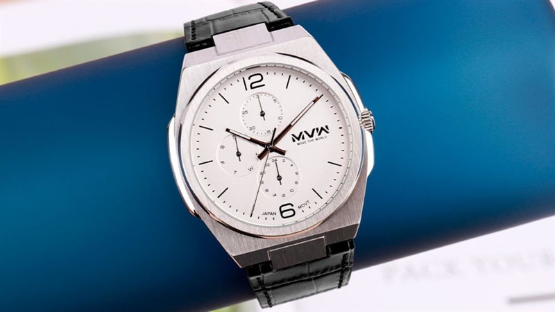 Đồng hồ MVW nam dây da đẹp - MVW Glory 43 mm Nam ML080-01 Đồng hồ MVW nam dây da đẹp - MVW Glory 43 mm Nam ML080-01