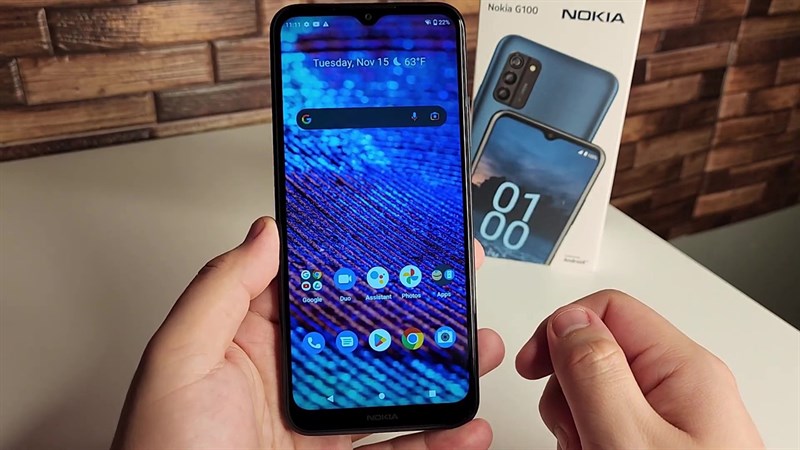 Nokia G100 cấu hình tốt.