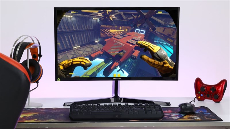 Màn hình máy tính cho game thủ - Samsung Gaming LC24RG50FQEXXV 24 inch 