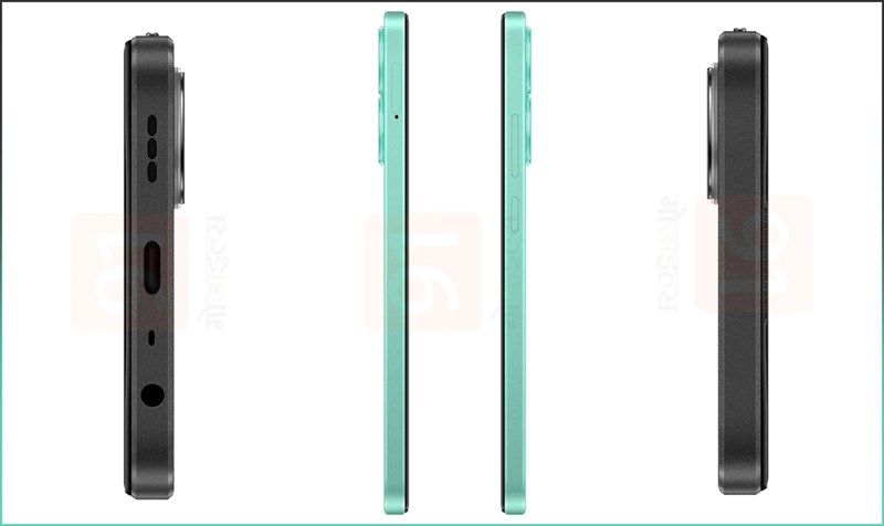 Khung viền tứ phía của OPPO A78 4G Khung viền tứ phía của OPPO A78 4G