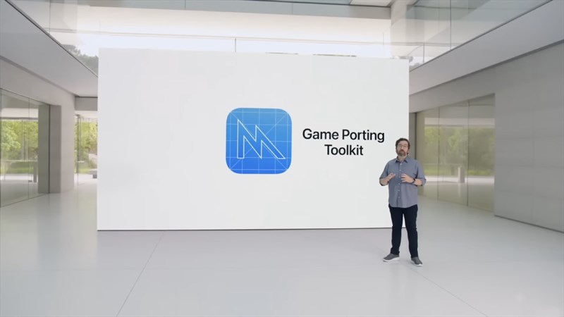Game Porting Toolkit cho phép các nhà phát triển đưa các sáng tạo của họ vào hệ sinh thái Mac hiệu quả. Nguồn: Apple. Game Porting Toolkit cho phép các nhà phát triển đưa các sáng tạo của họ vào hệ sinh thái Mac hiệu quả. Nguồn: Apple.
