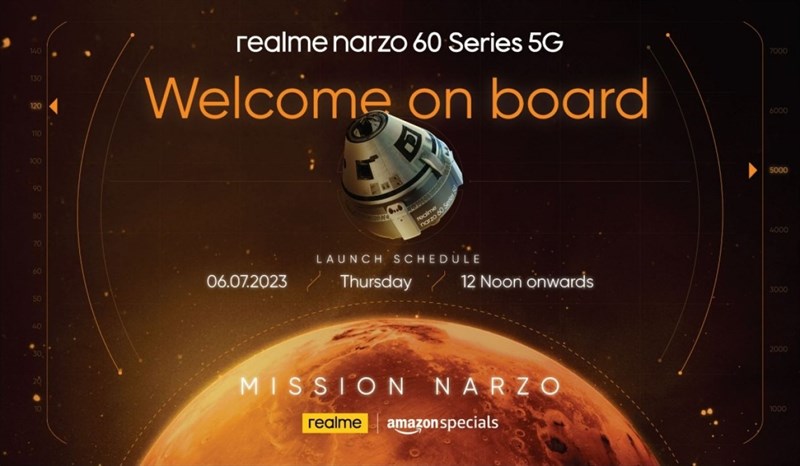 Poster hé lộ ngày ra mắt và tên gọi Martian Horizon trên Narzo 60 Series Poster hé lộ ngày ra mắt và tên gọi Martian Horizon trên Narzo 60 Series