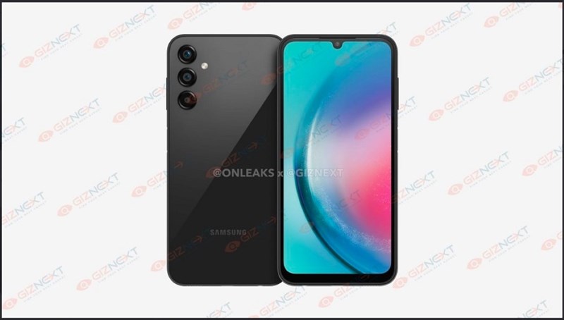 Thiết kế mặt sau và mặt trước của Galaxy A25 5G