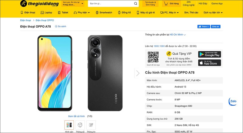 OPPO A78 sắp được ra mắt tại Việt Nam OPPO A78 sắp được ra mắt tại Việt Nam