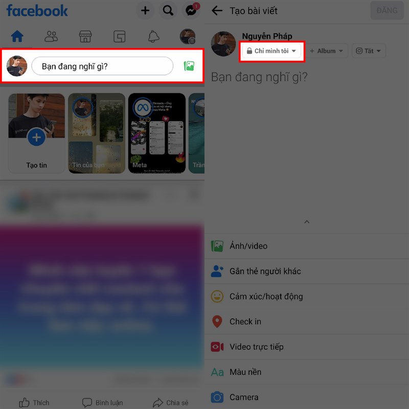 Cách đăng bài chế độ bạn bè cụ trên Facebook Cách đăng bài chế độ bạn bè cụ trên Facebook