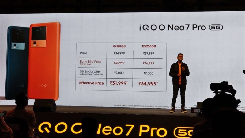 iQOO Neo7 Pro 5G chính thức ra mắt iQOO Neo7 Pro 5G chính thức ra mắt