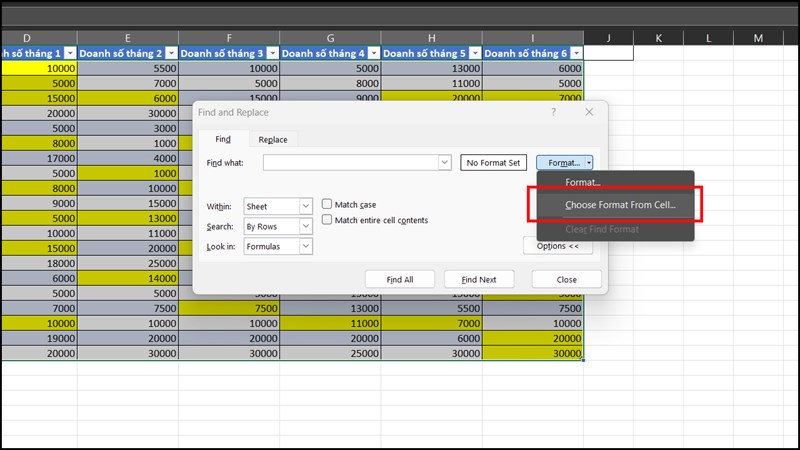 Cách tính tổng các ô tô màu trong Excel Cách tính tổng các ô tô màu trong Excel