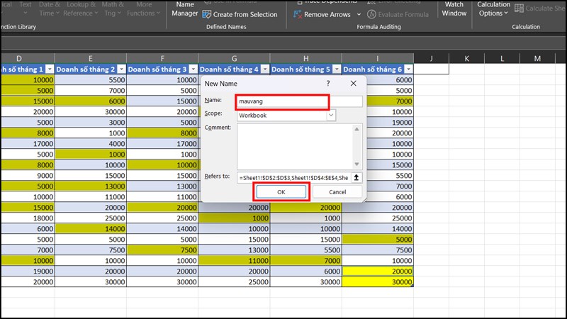 Cách tính tổng các ô tô màu trong Excel Cách tính tổng các ô tô màu trong Excel
