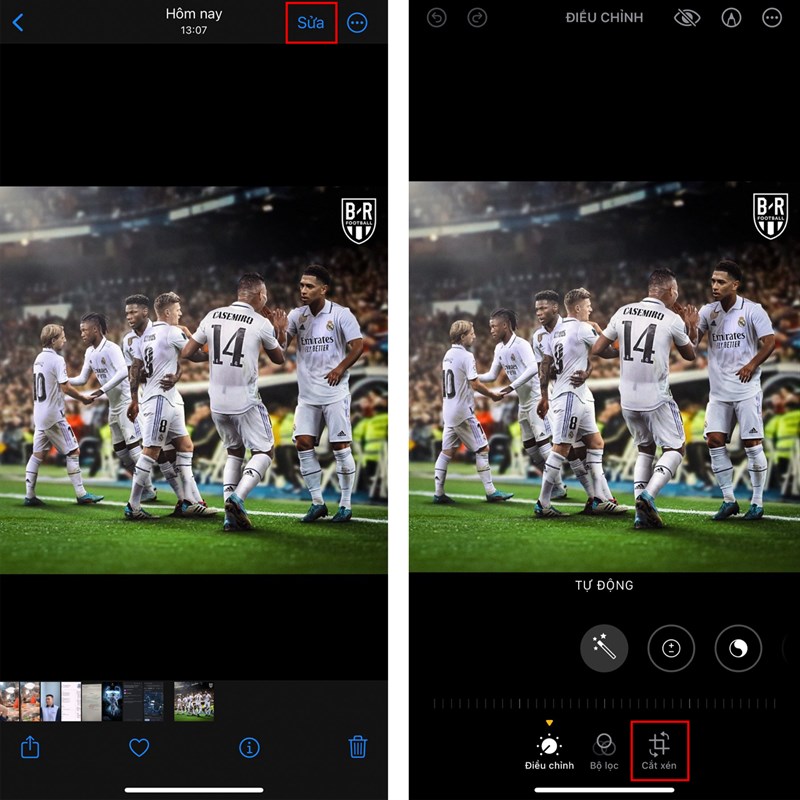 Cách dùng tính năng tự động xoay và crop ảnh trên iOS 17