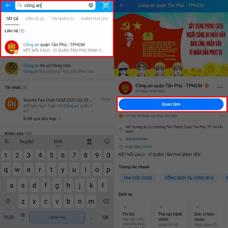 Hướng dẫn cách đăng ký tạm trú trên Zalo Hướng dẫn cách đăng ký tạm trú trên Zalo