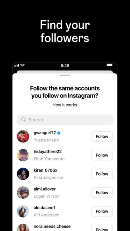 Threads liên kết với tài khoản Instagram giúp người dùng dễ dàng kết nối với nhau giữa 2 nền tảng Threads liên kết với tài khoản Instagram giúp người dùng dễ dàng kết nối với nhau giữa 2 nền tảng