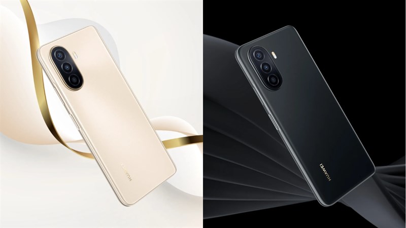 Hai màu Gold và Black trên Huawei Nova Y71 Hai màu Gold và Black trên Huawei Nova Y71