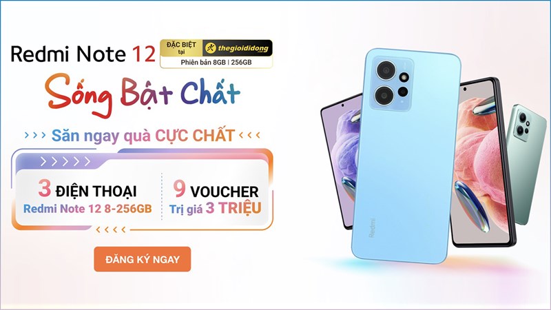 HOT: Cơ hội trúng ngay 3 điện thoại Redmi Note 12 256GB, chỉ cần để lại thông tin HOT: Cơ hội trúng ngay 3 điện thoại Redmi Note 12 256GB, chỉ cần để lại thông tin