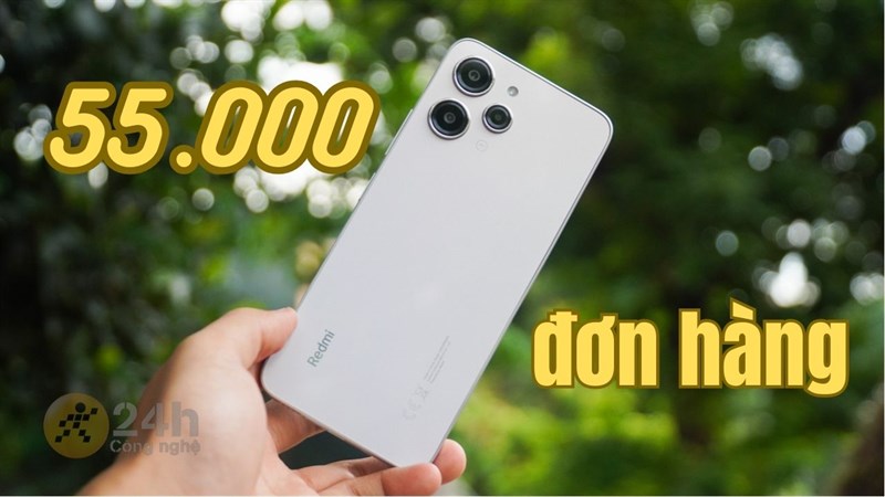 Redmi 12 cực kì ấn tượng với doanh số hiện tại gần 55 ngàn máy, mua ngay kẻo lỡ