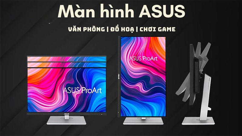 Asus 'bao thầu' nhiều thể loại màn hình, mua ngay tại Thế Giới Di Động chỉ từ 2.59 triệu