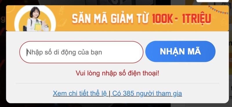 Săn coupon giảm ngay 1 triệu, anh em định mua laptop vào xem ngay! Săn coupon giảm ngay 1 triệu, anh em định mua laptop vào xem ngay!