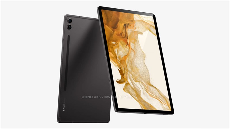 Rò rỉ render của Galaxy Tab S9 FE+ Rò rỉ render của Galaxy Tab S9 FE+