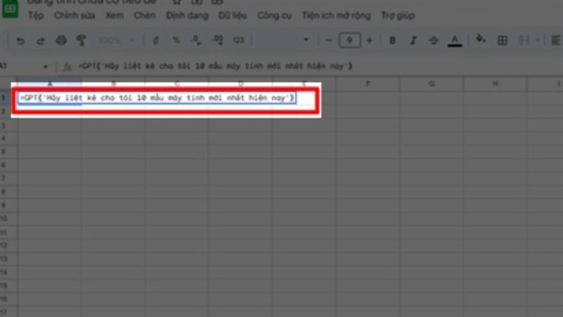 Cách kết nối ChatGPT với Google Sheets