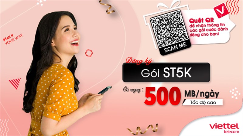 Gói cước 4G theo ngày của Viettel