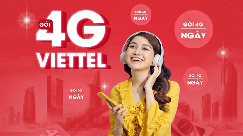 Gói cước 4G theo ngày của Viettel