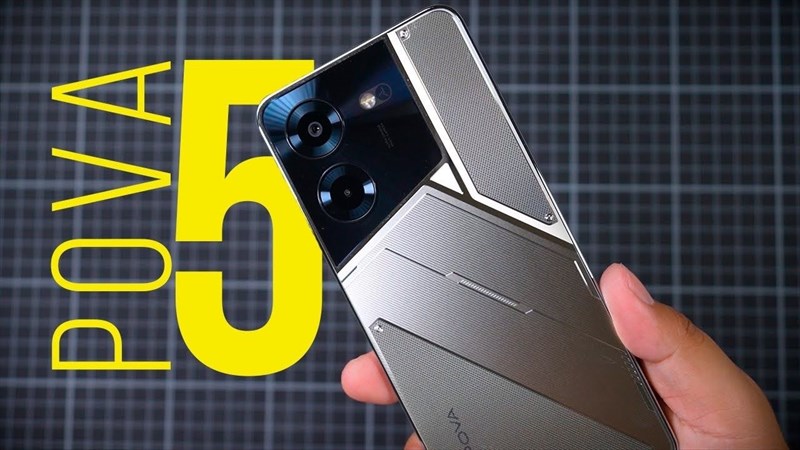 Cấu hình của Teno Pova 5 có mạnh không? Tecno Pova 5 giá bao nhiêu (Ảnh: My Mobile India) Cấu hình Tecno POVA 5 có mạnh không? Tecno POVA 5 giá bao nhiêu?