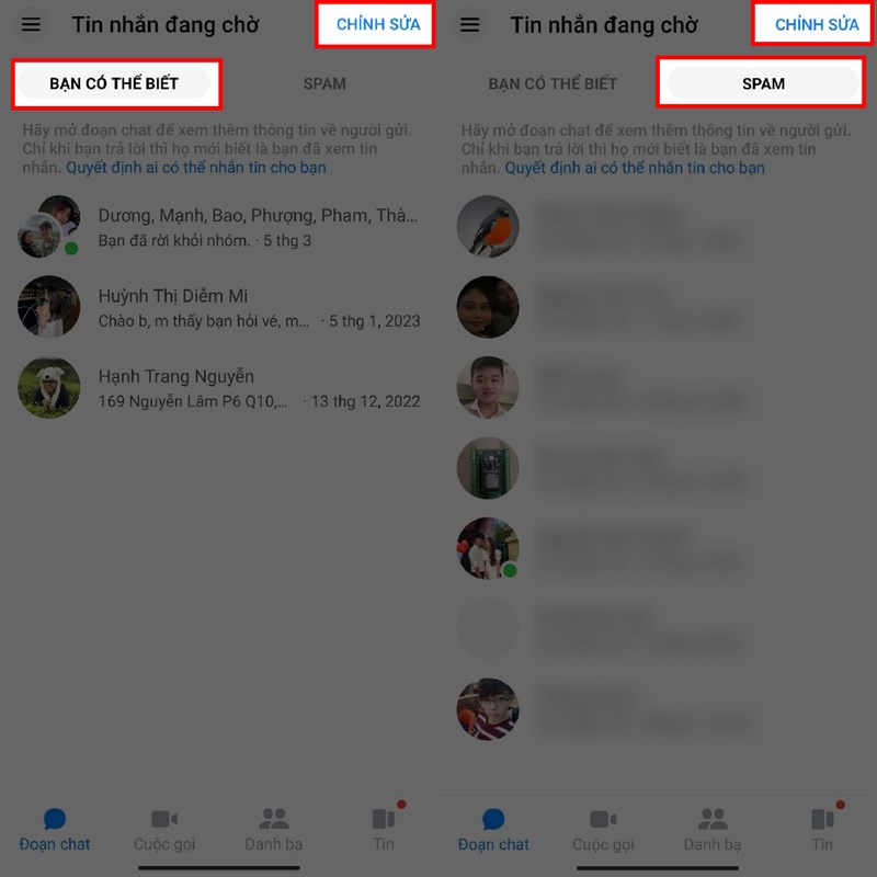 Cách xóa tin nhắn chờ trên Messenger Cách xóa tin nhắn chờ trên Messenger