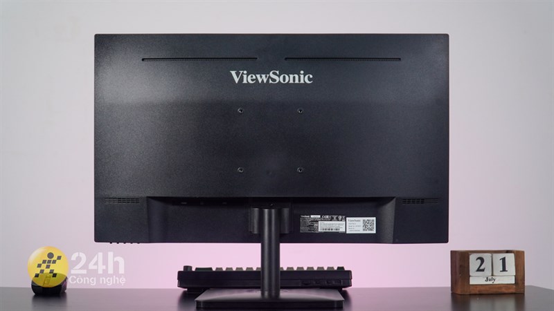 Màn hình Viewsonic VA-2732H còn có chân đế chắc chắn và ngàm VESA hiện đại để lắp giá đỡ màn hình