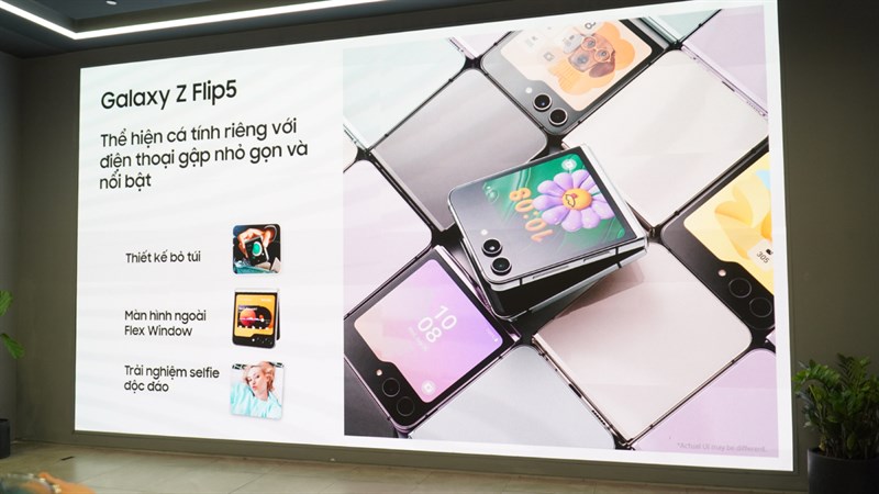 Galaxy Z Flip5 ra mắt Galaxy Z Flip5 ra mắt