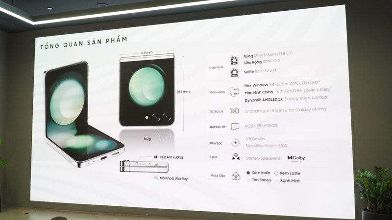 Galaxy Z Flip5 ra mắt Galaxy Z Flip5 ra mắt