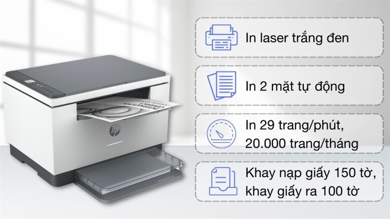 Máy in văn phòng chất lượng tốt - HP LaserJet MFP (9YF95A) Máy in văn phòng chất lượng tốt - HP LaserJet MFP (9YF95A)