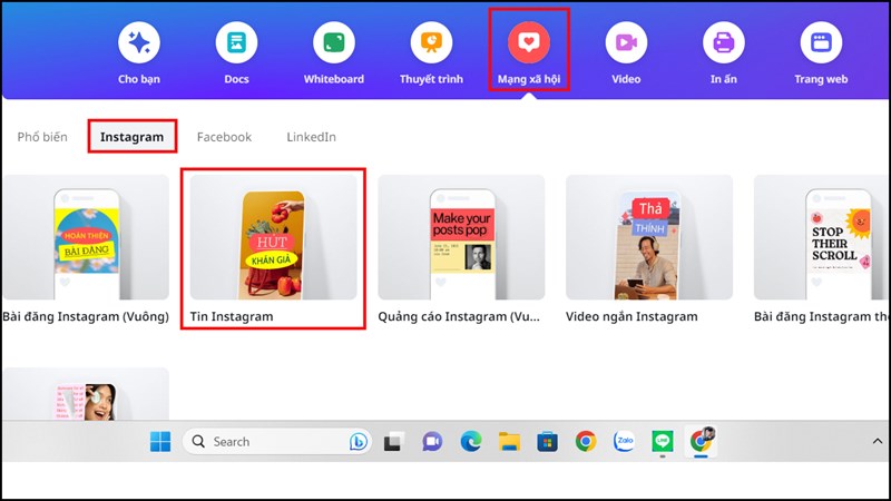 Cách tạo Instagram story trên Canva Cách tạo Instagram story trên Canva
