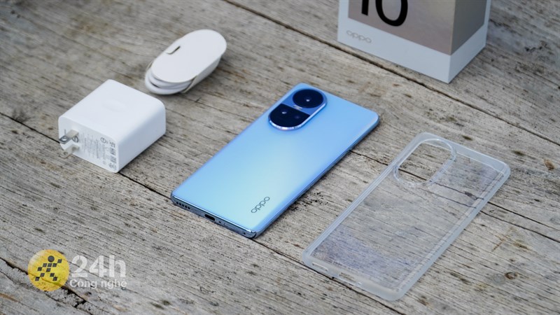 Điện thoại OPPO Reno10 5G và các phụ kiện đi kèm