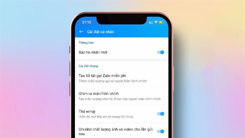 Cách tắt thông báo tin nhắn Zalo của một người