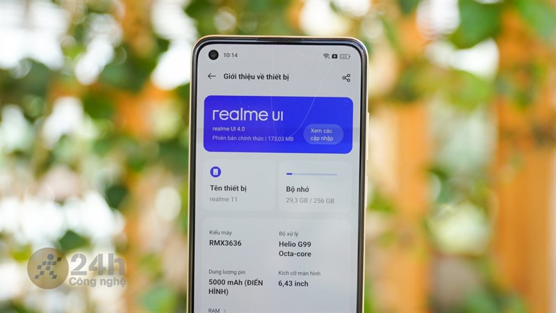 realme 11 sở hữu bộ cấu hình tốt realme 11 sở hữu bộ cấu hình tốt