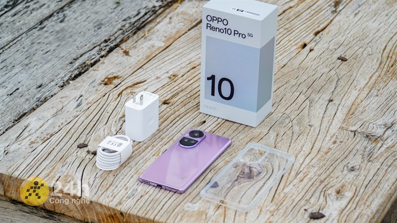 Bên trong hộp bạn sẽ thấy OPPO Reno10 Pro 5G đi kèm các phụ kiện như: Hướng dẫn sử dụng, củ sạc, cáp sạc, ốp lưng. Bên trong hộp bạn sẽ thấy OPPO Reno10 Pro 5G đi kèm các phụ kiện như: Hướng dẫn sử dụng, củ sạc, cáp sạc, ốp lưng.