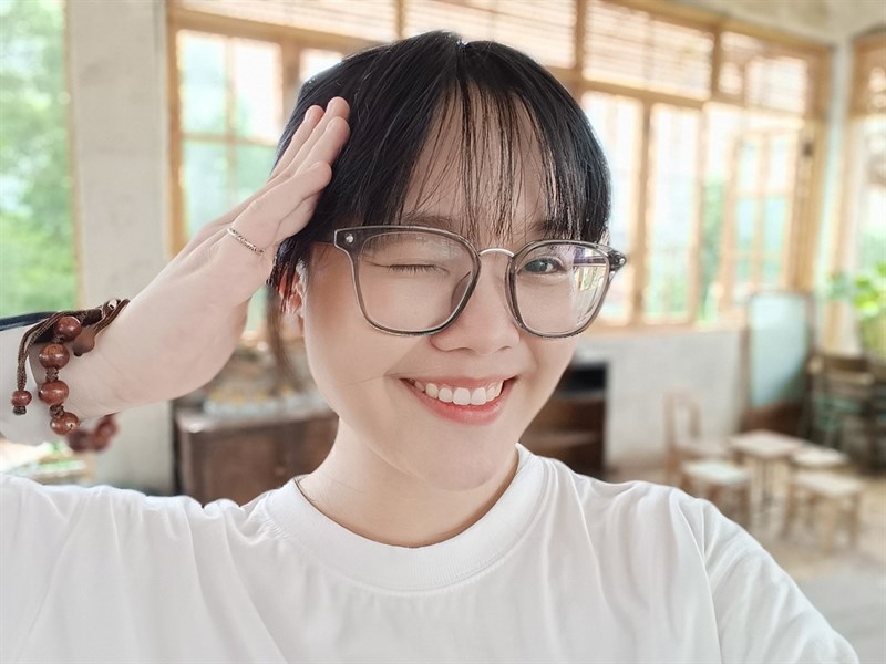 Ảnh chụp selfie bằng chế độ chụp chân dung trên realme 11 Pro 5G