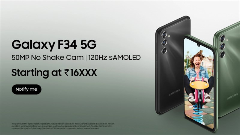 Samsung chính thức ấn định ngày ra mắt của Galaxy F34 5G với mức giá siêu hời Samsung chính thức ấn định ngày ra mắt của Galaxy F34 5G với mức giá siêu hời