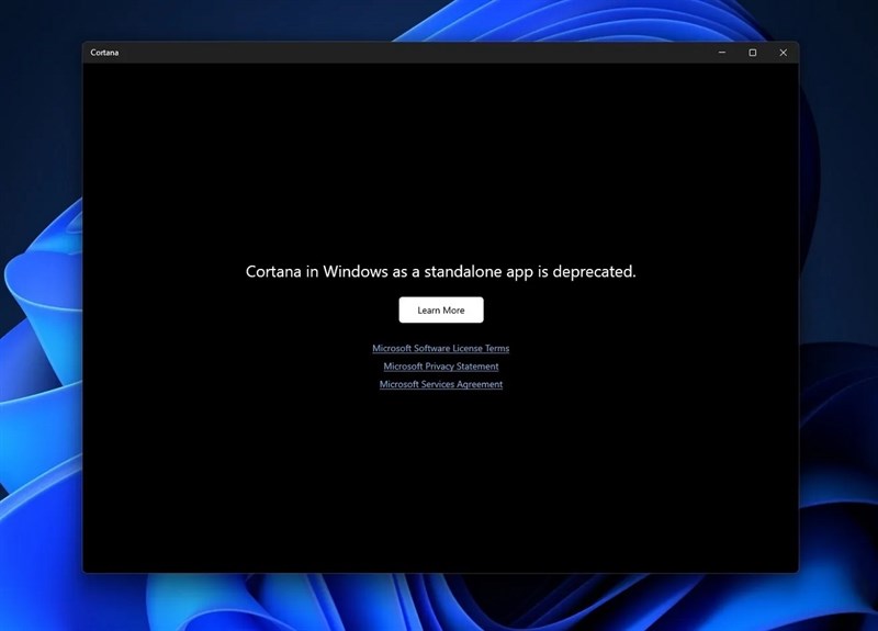 Bản cập nhật mới trên Windows 11 khiến Cortana ngừng hoạt động